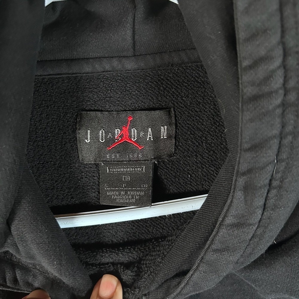 Air Jordan Jumpman Athletic Black Pullover Hoodie Sweater Men's Size Small - Picture 2 of 6